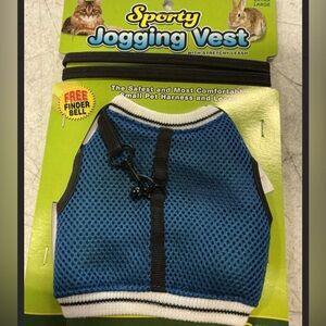 Nylon Walk-N-Vest Pet Harness and Leash for Small Pets, Extra Large - navy